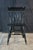 Attributed Vintage S. Bent & Bros Colonial Windsor Thumb Back Black Maple Side Chair For Sale - Image 6 of 14