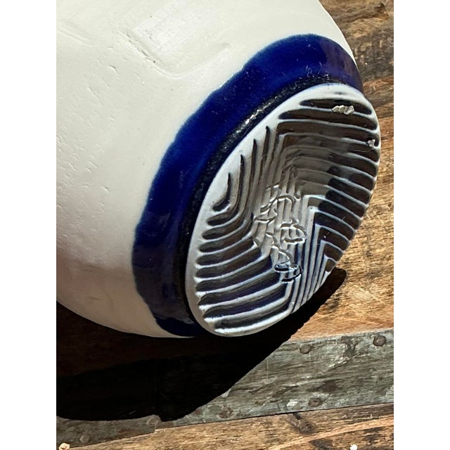 Vintage Original Studio Pottery Vase For Sale - Image 4 of 12