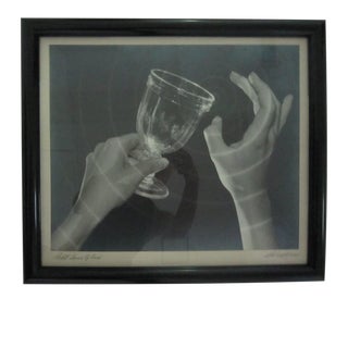 1950s Black and White Figurative Still Life Photograph, Framed For Sale