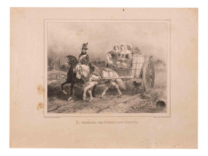 Auguste Raffet, Ô Hussard ! Tes pièges Sont Connus, Lithograph, 1830s
