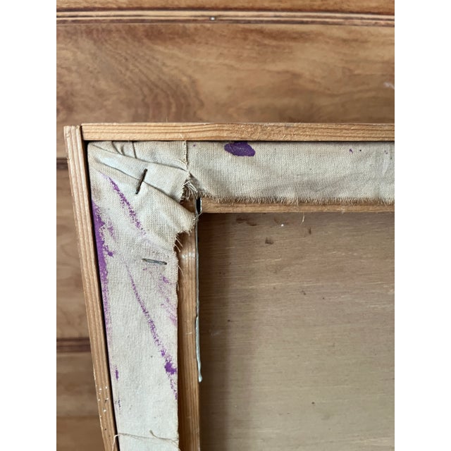 1960s Mid Century Modern Oil on Canvas Dancer For Sale - Image 12 of 13