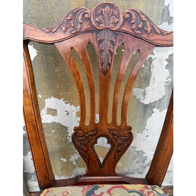 12 Irish 19th Century Georgian Dining Chairs With Labels For Sale - Image 9 of 12