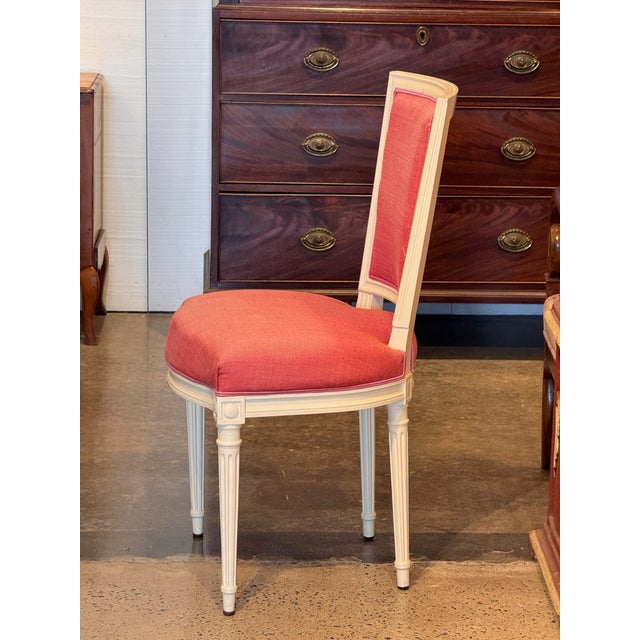 1950s Set of Six Directoire Style Dining Chairs For Sale - Image 9 of 12