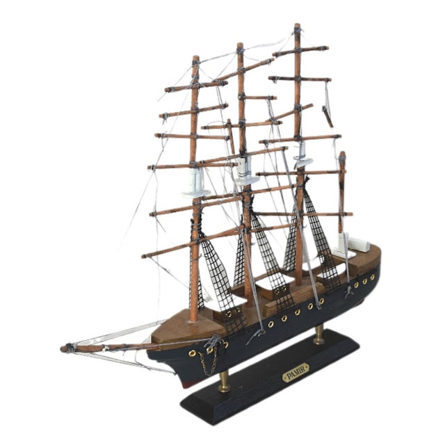 Cabin Vintage Model Ocean Ship Galleon Frigate For Sale - Image 3 of 5