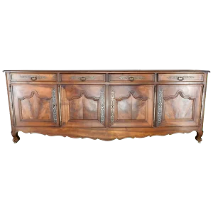 19th Century French Country Walnut Sideboard
