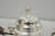 Mid 20th Century Vintage Victorian Silver Plated Coffee Pot Tea Kettle W/ Carved Wood Handle For Sale - Image 5 of 11