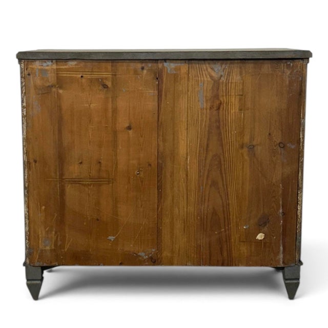 Wood Gustavian Style Chest of Drawers For Sale - Image 7 of 8