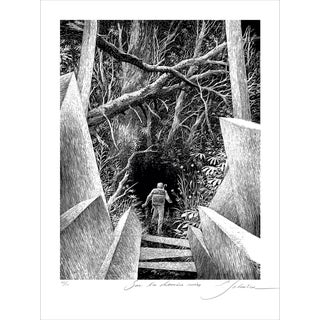 François Schuiten, On the Black Paths, Leaving, Pigment Print For Sale