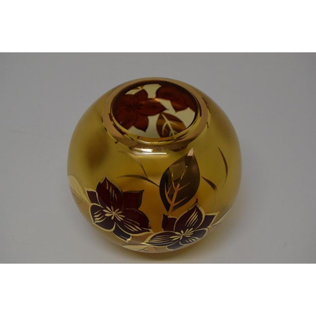 Glass Vase, Czechoslovakia, 1970s For Sale - Image 13 of 14