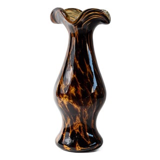 Vintage Murano Glass Vase, 1960s For Sale