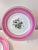 Antique French Pink Old Paris Porcelain hand-painted dessert set with 12 plates and 5 assorted tazzas, porcelain with gilt accents - 17 pcs For Sale - Image 12 of 18