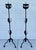 Mid 20th Century Spanish Forged Iron Floor Candlesticks, Torchieres 5 Ft Tall - Pair For Sale - Image 10 of 16