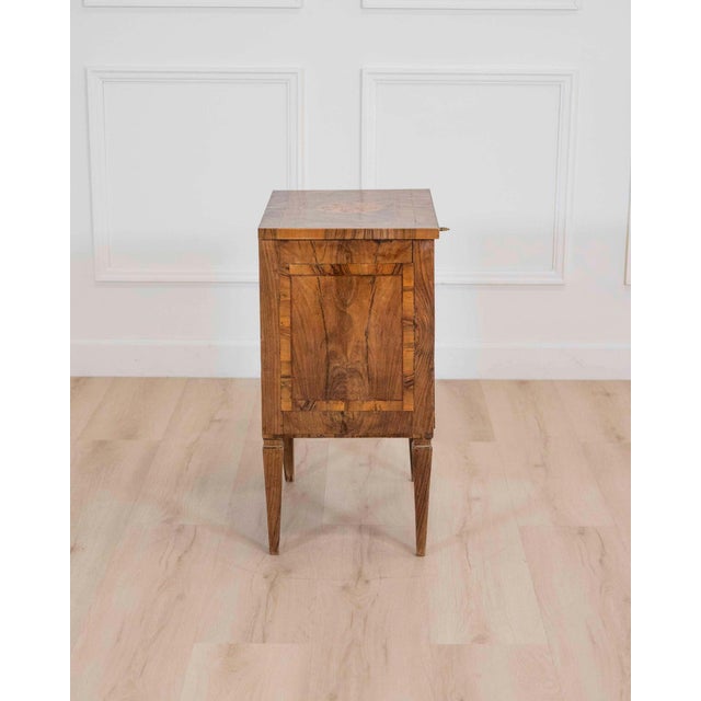 19th Century Walnut Bedside Table/nightstand, Louis XVI Style For Sale - Image 10 of 11