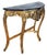 Rococo Vintage Rococo French Style 20th C Gilt Carved Wood Marble Console Table & Mirror For Sale - Image 3 of 15