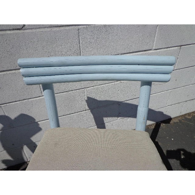 Mid 20th Century Bohemian Beach Bentwood Rattan Chairs - Set of 2 For Sale - Image 10 of 10