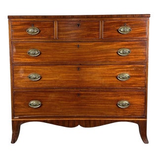 Antique George III Mahogany Chest of Drawers, 1800 For Sale