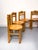 Brutalist Pine Dining Chairs in the style of Rainer Daumiller, 1970s, Set of 6 For Sale - Image 3 of 18