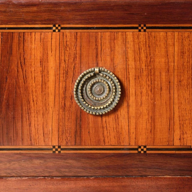 Brown French Louis XVI Period Marble Top Commode, Circa 1770 For Sale - Image 8 of 17
