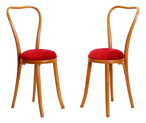Bentwood Side Chairs, 1960s, Set of 2