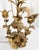 Gold 19th Century Electrified Floral Poppy Flower Bronze Candelabra Table Lamp For Sale - Image 8 of 18