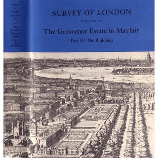"Survey of London Volume Xl: The Grosvenor Estate in Mayfair - Part Ii: The Buildings" 1980 Sheppard, f.h.w. For Sale