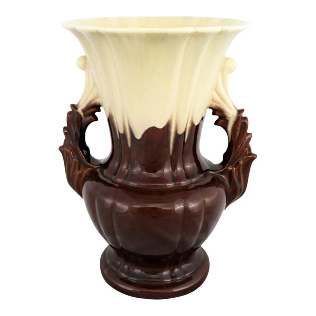 S and G Keramik Monumental Classic Style German Ceramic Floor Vase For Sale