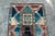 Tribal 1890s Borchelu Bordjalou Rug Abrush Hand-Knotted Kazak Medallions Blue Wool Pile Rug - 4’11” X 7’4” For Sale - Image 3 of 10