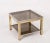 Mid-Century Italian Brass Chrome and Glass Coffee Table, 1970s For Sale - Image 4 of 18