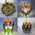 Mid Century 5 Tier Lucite Panel Light Swag Multicolor Hanging Lamp Chandelier 1960’s For Sale - Image 10 of 13
