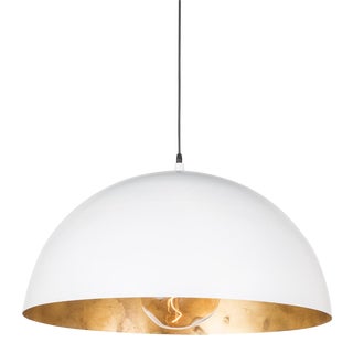 Regina Andrew Sigmund Pendant Large in White and Gold For Sale