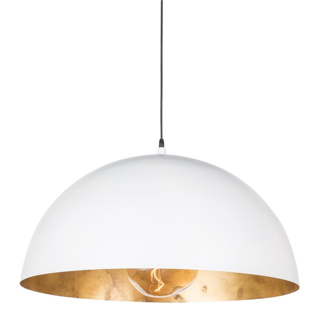 Regina Andrew Sigmund Pendant Large in White and Gold For Sale