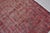 Vintage Distressed Turkish Oushak Rug in Crimson Red For Sale In Phoenix - Image 6 of 10