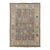 Modern Oushak Style Hand-Knotted Wool Rug in Taupe, Indigo, and Ochre Accents For Sale