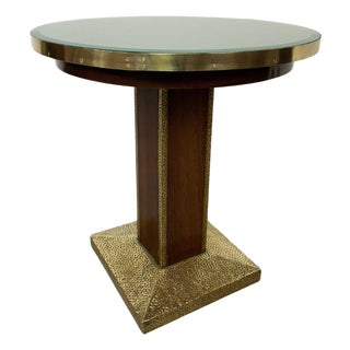 Jugendstil Coffee Table with Hammered Decor, 1890s For Sale