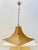 Simply breathtaking Esperia style chandelier with brass strips and curved smoked glass. Square base for the symmetry and...