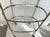 Mid-Century Modern Century Italian Brass 3 Tier Bar Cart, With Glass Shelves, 1970s For Sale - Image 3 of 16