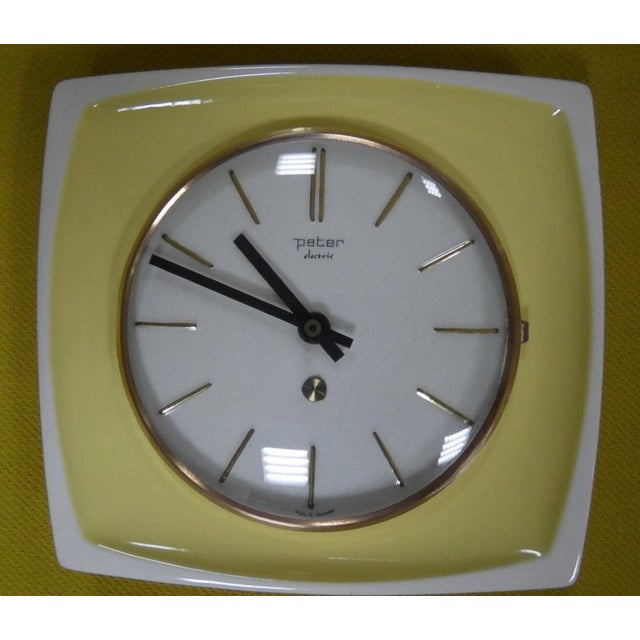Peter Electric Wall Clock, Germany, 1970s For Sale - Image 12 of 18