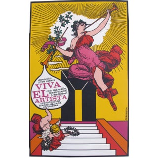 1974 Movie Poster, Viva El Artista (Hail the Artist) For Sale