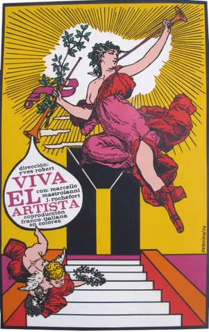 1974 Movie Poster, Viva El Artista (Hail the Artist)