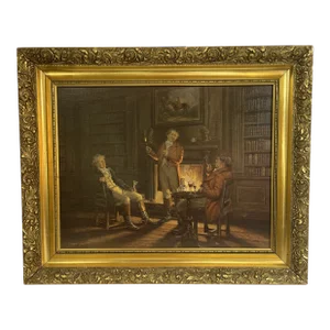 Frank Moss Bennett Oil on Canvas Painting (1929)