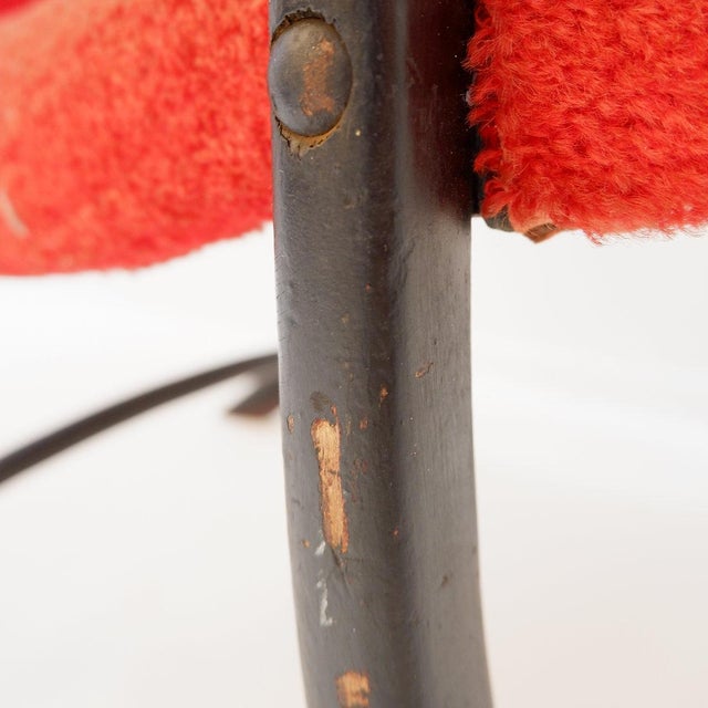 Red Bentwood Armchair by Jacob & Josef Kohn, 1890s For Sale - Image 8 of 16