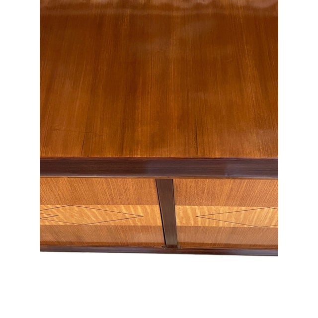 Italian Mid-Century Inlaid Six-Door Sideboard. 1960's. For Sale - Image 14 of 16