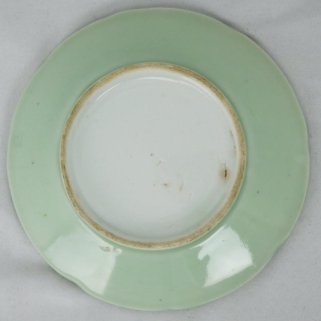 Japanese Japanese Celadon Kirin Plate Meiji Period For Sale - Image 3 of 6