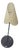 La Lune Sous Le Chapeau Table Lamp by Man Ray for Sirrah, 1990s For Sale