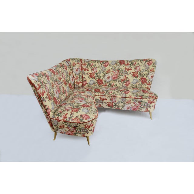 Mid-Century Corner Sofa by Isa Bergamo For Sale - Image 4 of 6