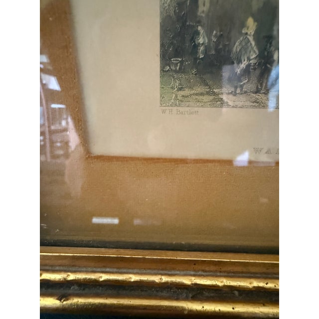Pair of Antique Hand-Colored Scottish Steel Engravings by w.h. Bartlett & Thomas Allom, C. 1840 For Sale - Image 10 of 12