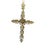 Victorian 14k Rose Gold Pearl & Old Mine Diamond Cross Pendant, C. 1890 For Sale In Miami - Image 6 of 13