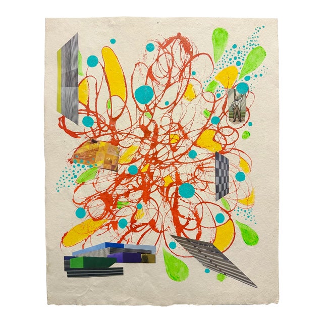 Space Angles, Original Painting by Ben Junta For Sale