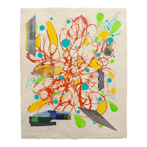 Space Angles, Original Painting by Ben Junta