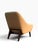 Wood Pair of Adam Court Leather Lounge Chairs | Cream Leather on Dark Walnut Frames | Modern Designer Armchairs For Sale - Image 7 of 13